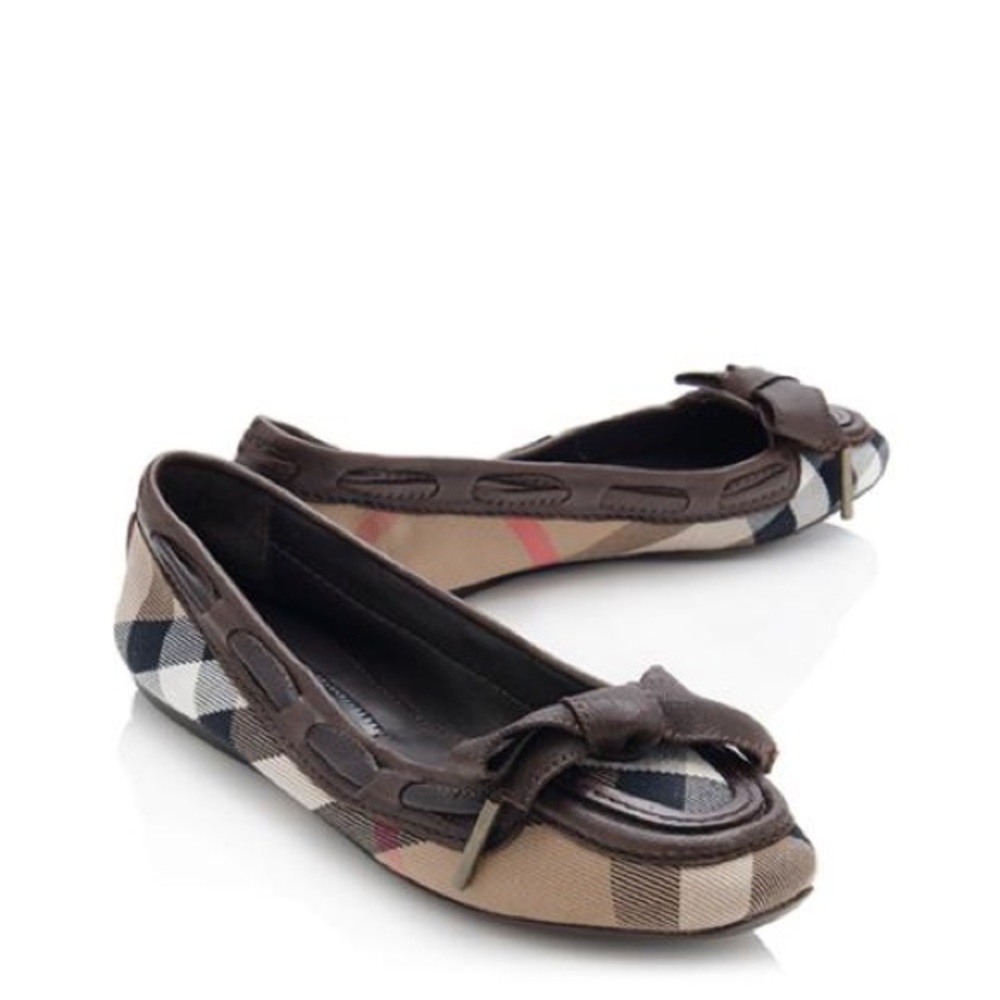 Burberry House Check Ballerina Flats